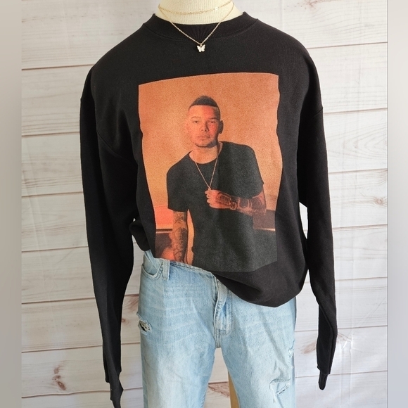 Kane Brown 2020 Beautiful Concert Tour Crewneck Sweatshirt in Black Size Large - Picture 4 of 11